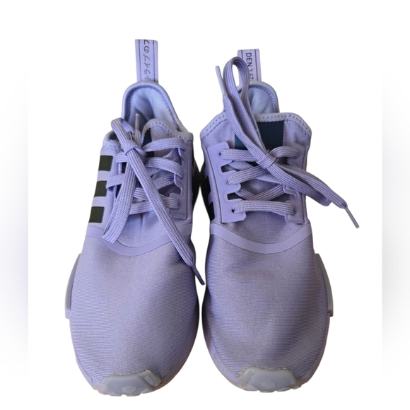 Adidas NMD Kids Purple Sneakers Size 7 - Picture 2 of 8